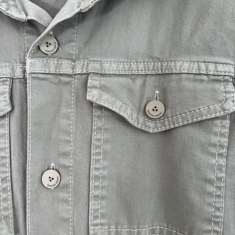 Jonathan Simkhai Green Darcy Cotton Twill Cargo Utilitarian Playsuit Romper S - Picture 6 of 8